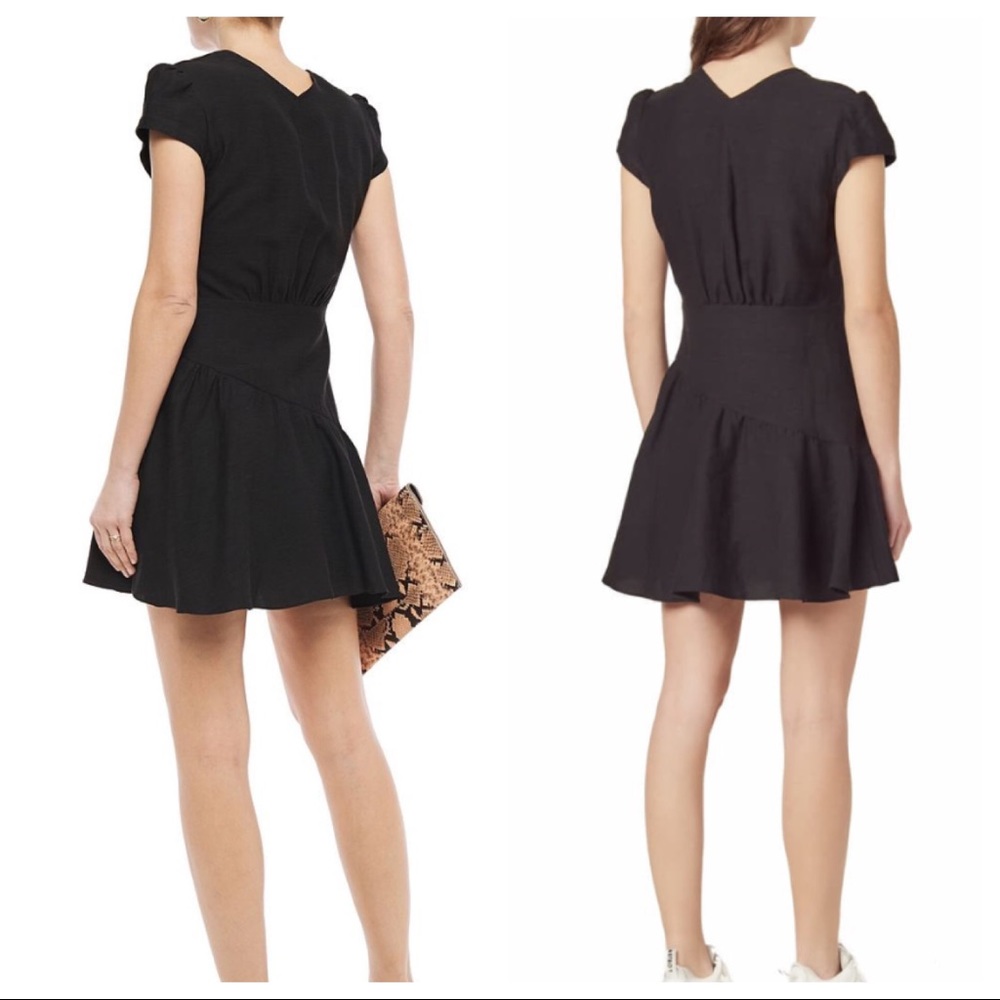 Sandro Ronald Ruffled Twill Mini Dress - Picture 5 of 8